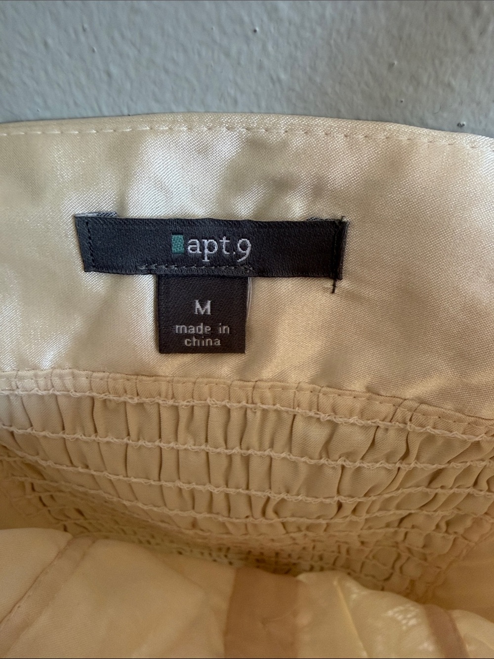 Apt 9 Size MIvory Lace Corset Top - Satin Trim - Picture 2 of 4